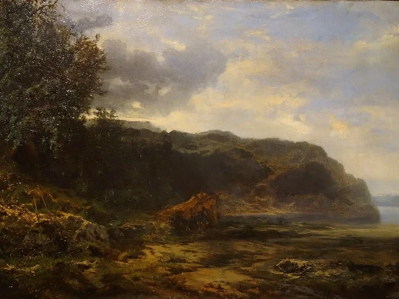 1815-Giberto VI Borromeo Arese, XI marchese di Angera - Paesaggio del Lago Maggiore